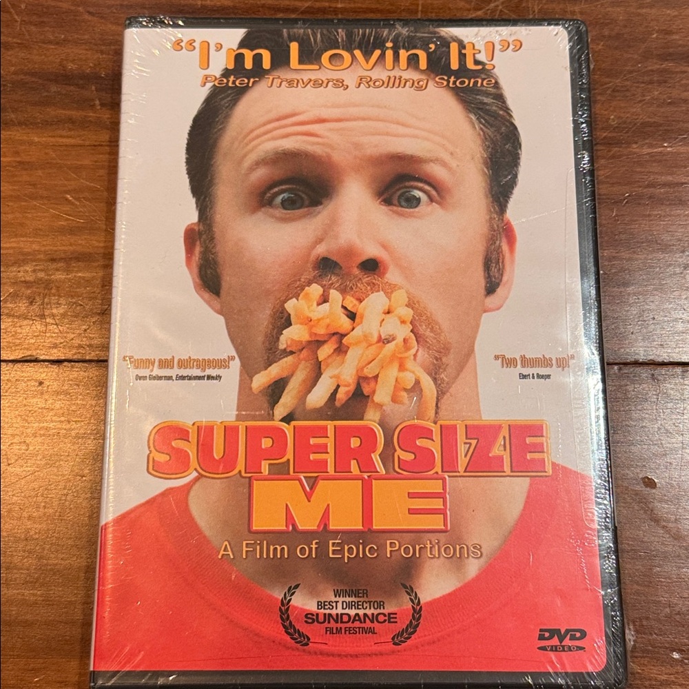 NEW! DVD Supersize Me Rated PG-13 Morgan Spurlock Film Factory Sealed